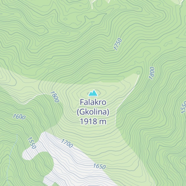 Map of Falakro (Gkolina)