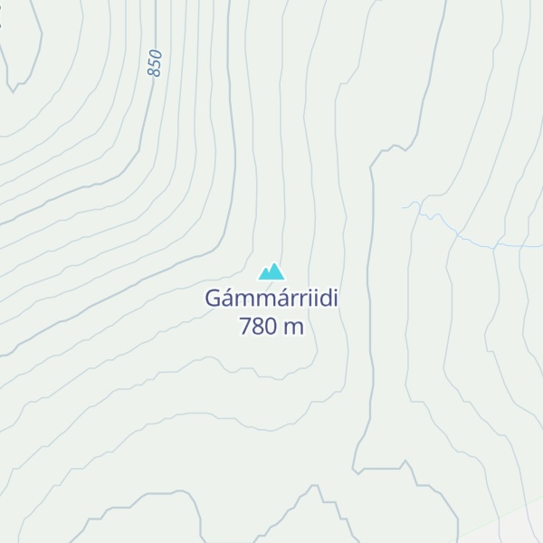 Map of Gámmárriidi