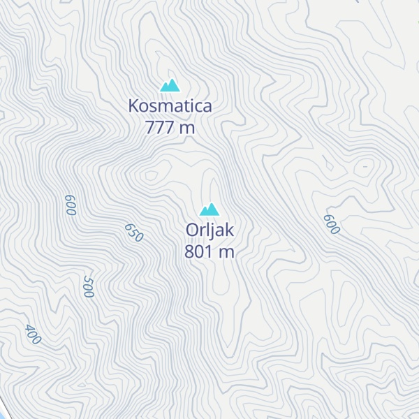 Map of Orljak