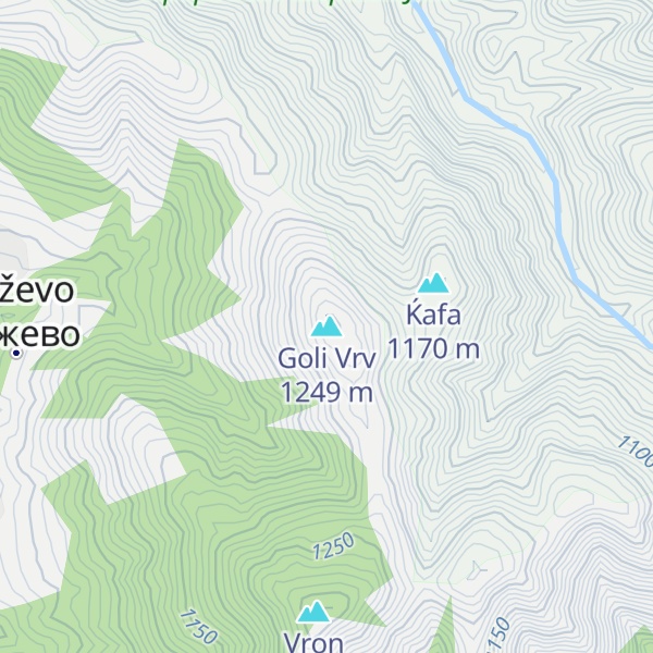 Map of Goli Vrv
