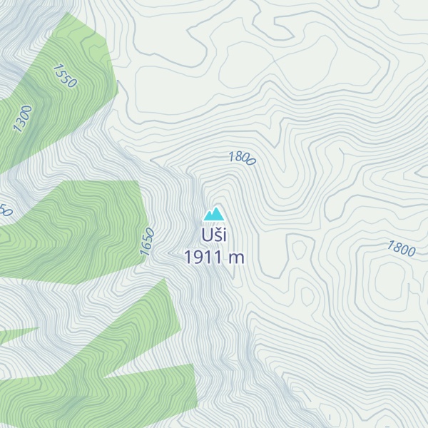 Map of Uši
