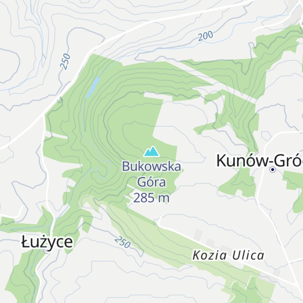 Map of Bukowska Góra
