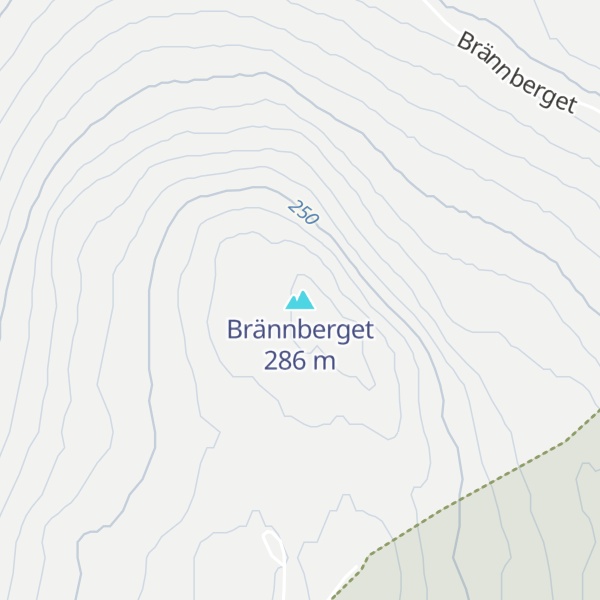 Map of Brännberget