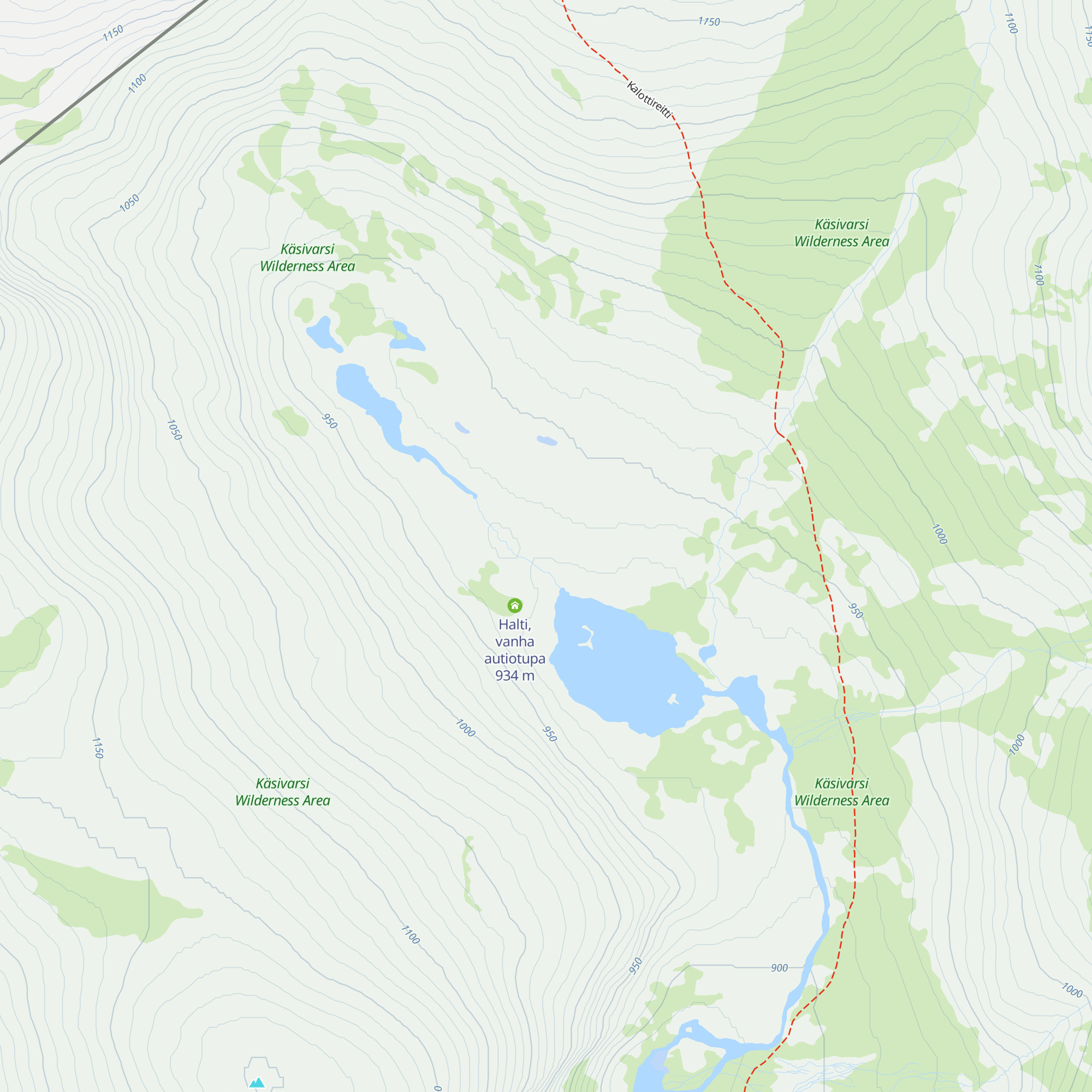 Halti varaustupa map