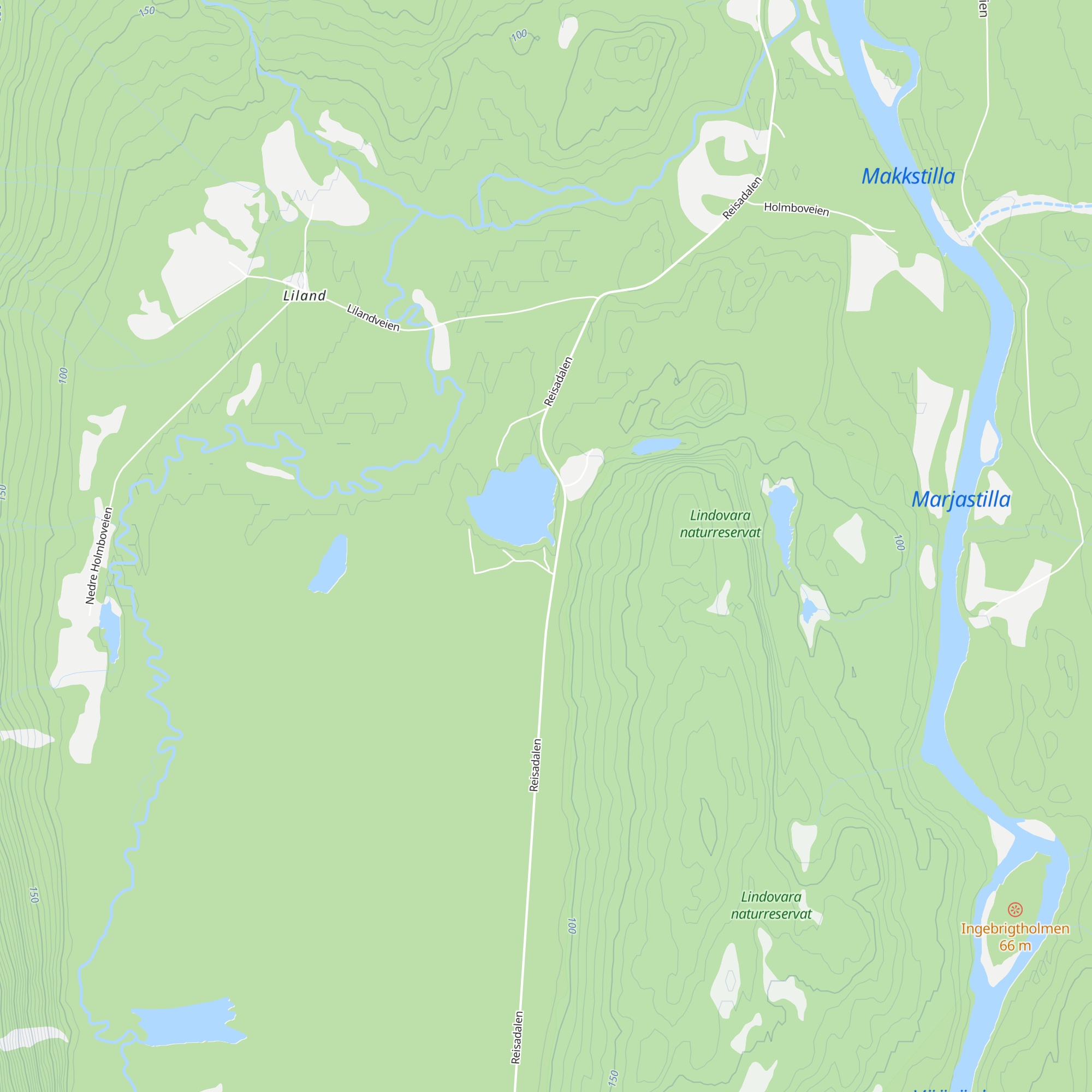 Bergskoghytta map