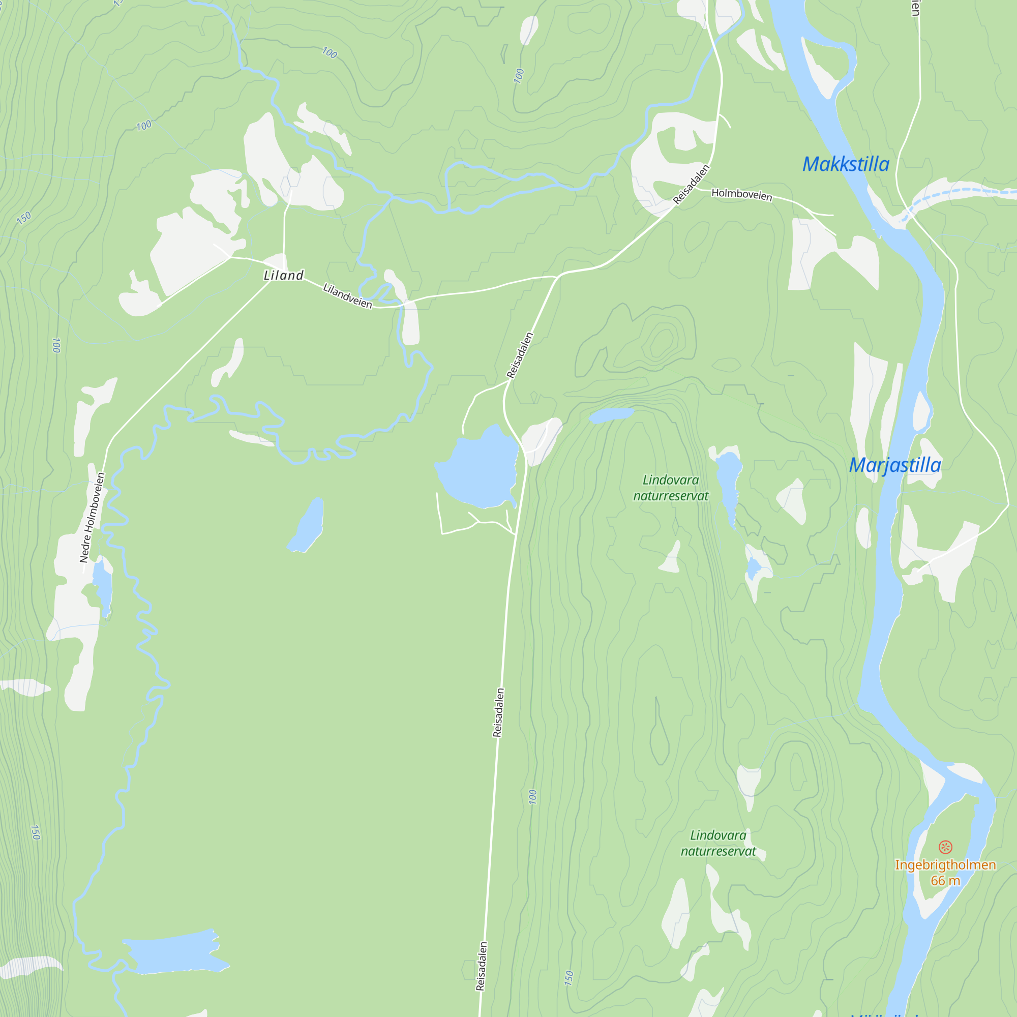 Bergskoghytta map