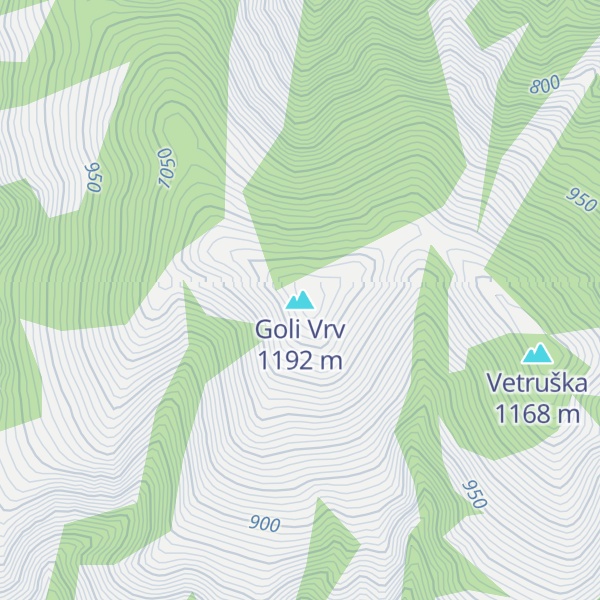 Map of Goli Vrv