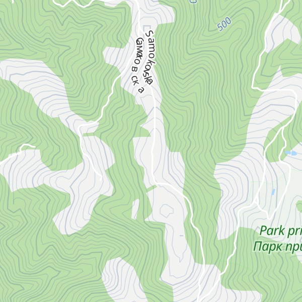 Map of Samokovski šanac