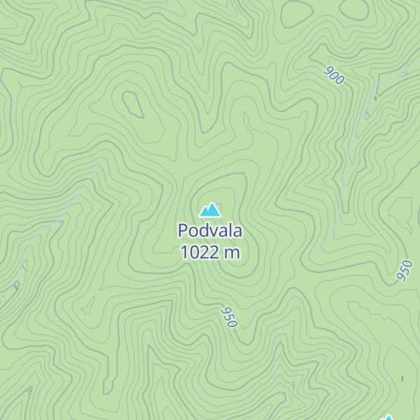 Map of Podvala