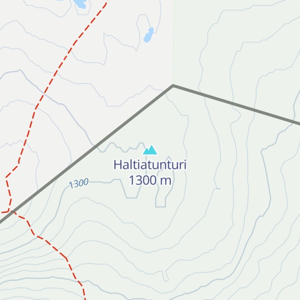 Map of Haltiatunturi