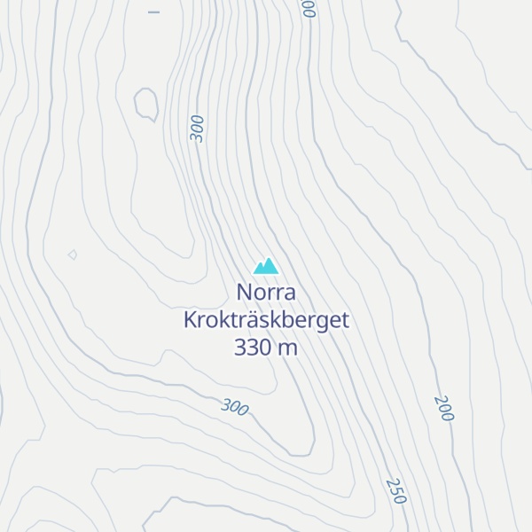 Map of Norra Krokträskberget