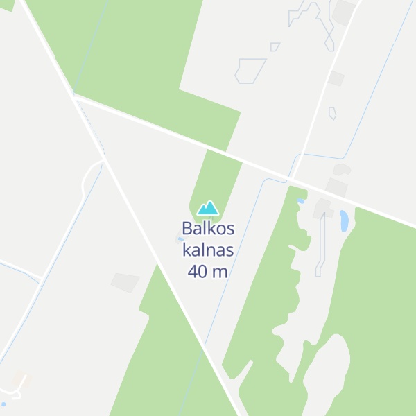 Map of Balkos kalnas