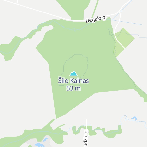 Map of Šilo Kalnas