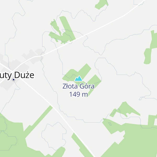 Map of Złota Góra