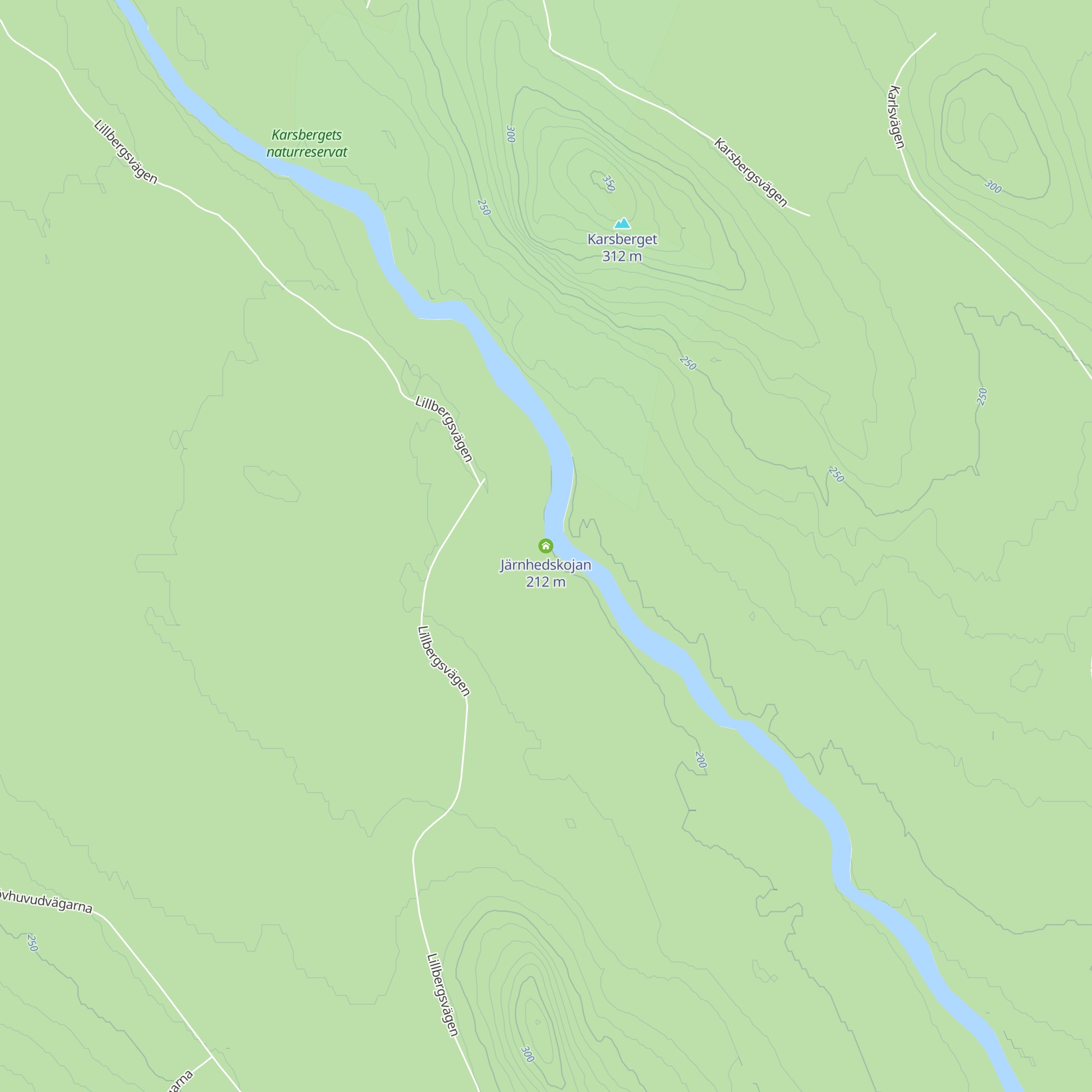 Järnhedskojan map