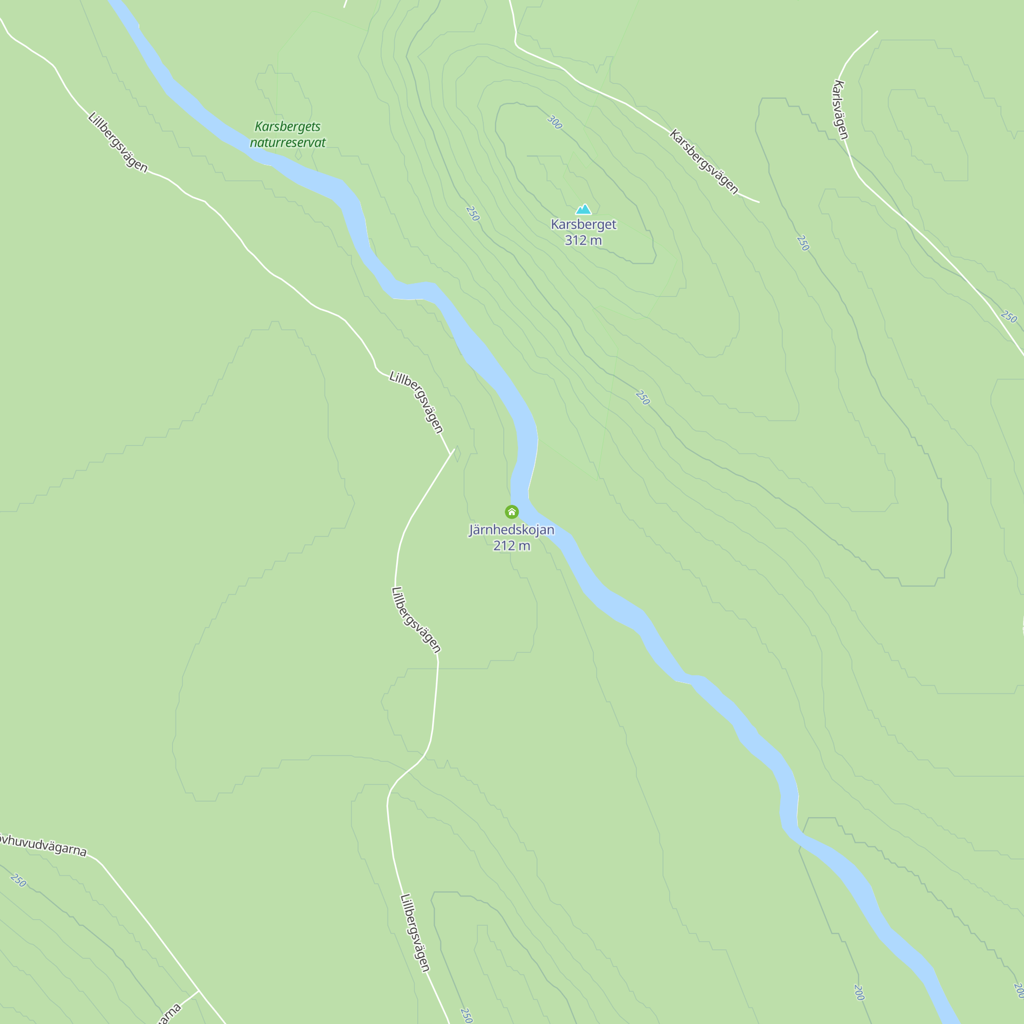 Järnhedskojan map
