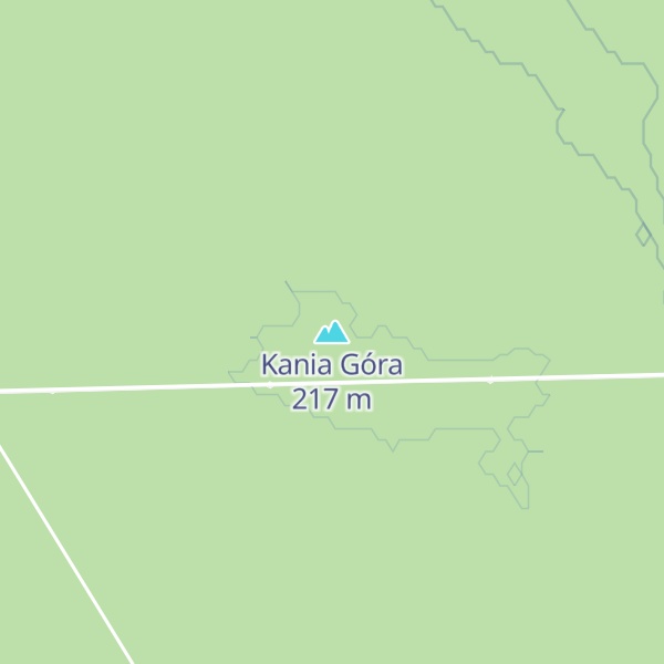 Map of Kania Góra