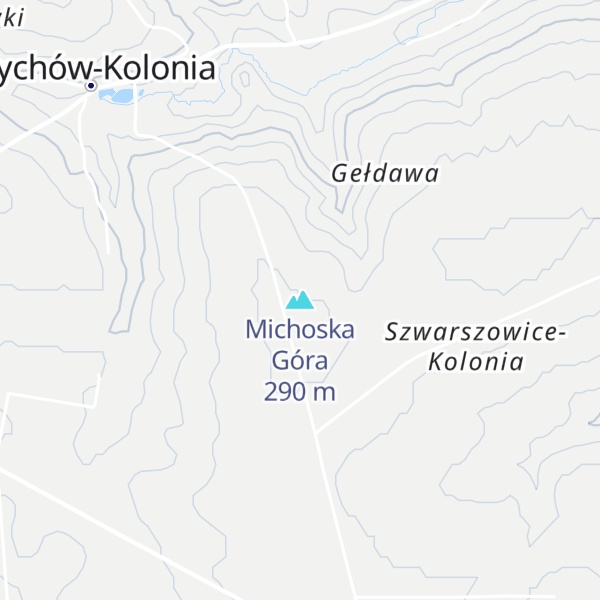 Map of Michoska Góra