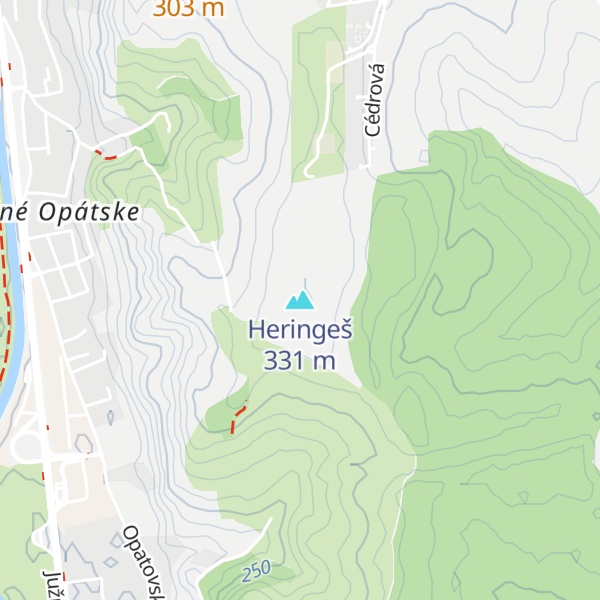 Map of Heringeš