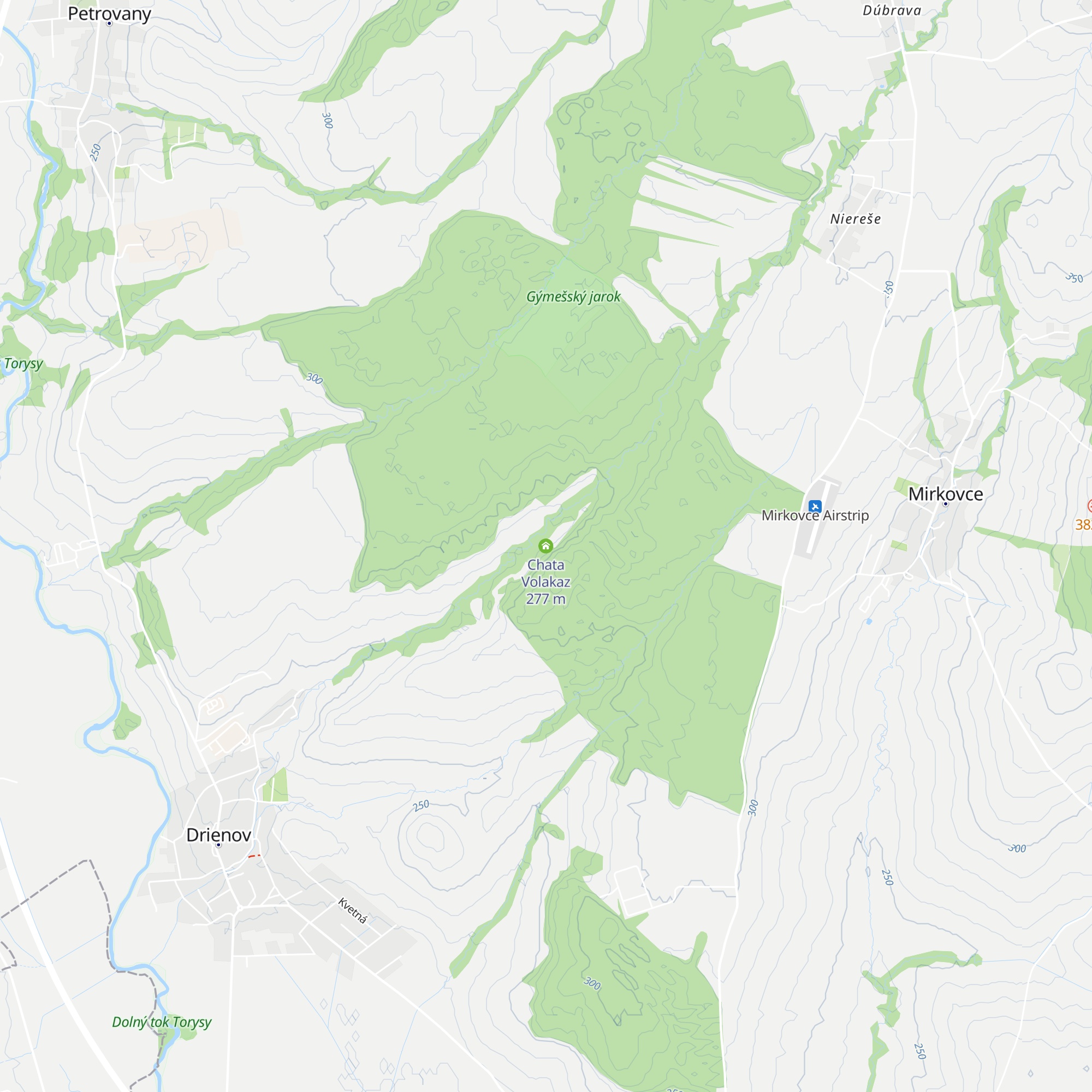 Chata Volakaz map