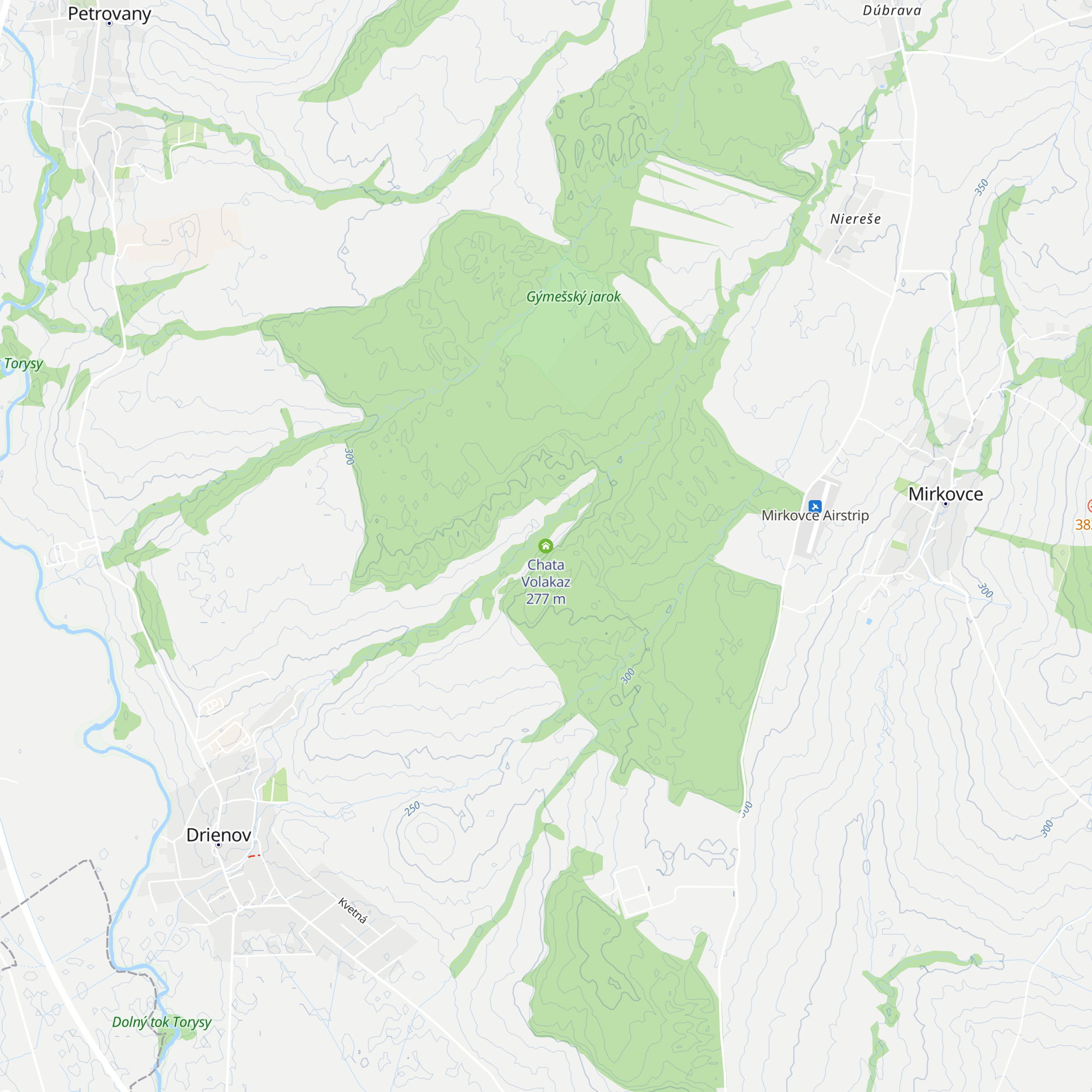 Chata Volakaz map