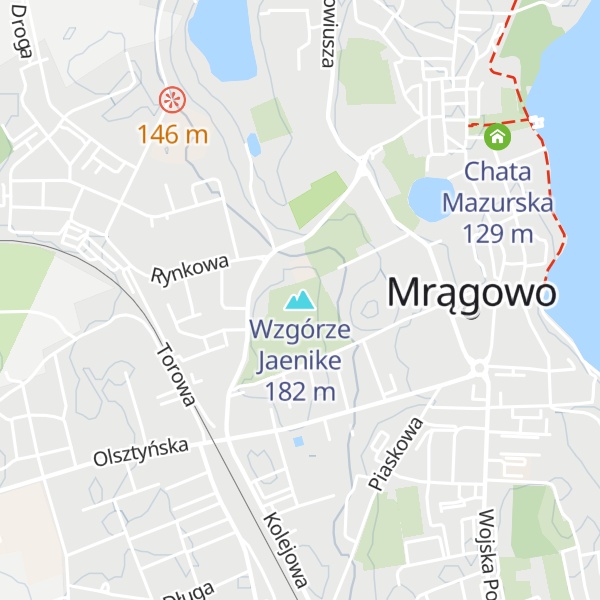Map of Wzgórze Jaenike