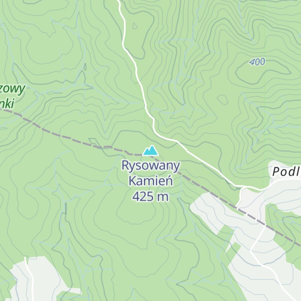 Map of Rysowany Kamień
