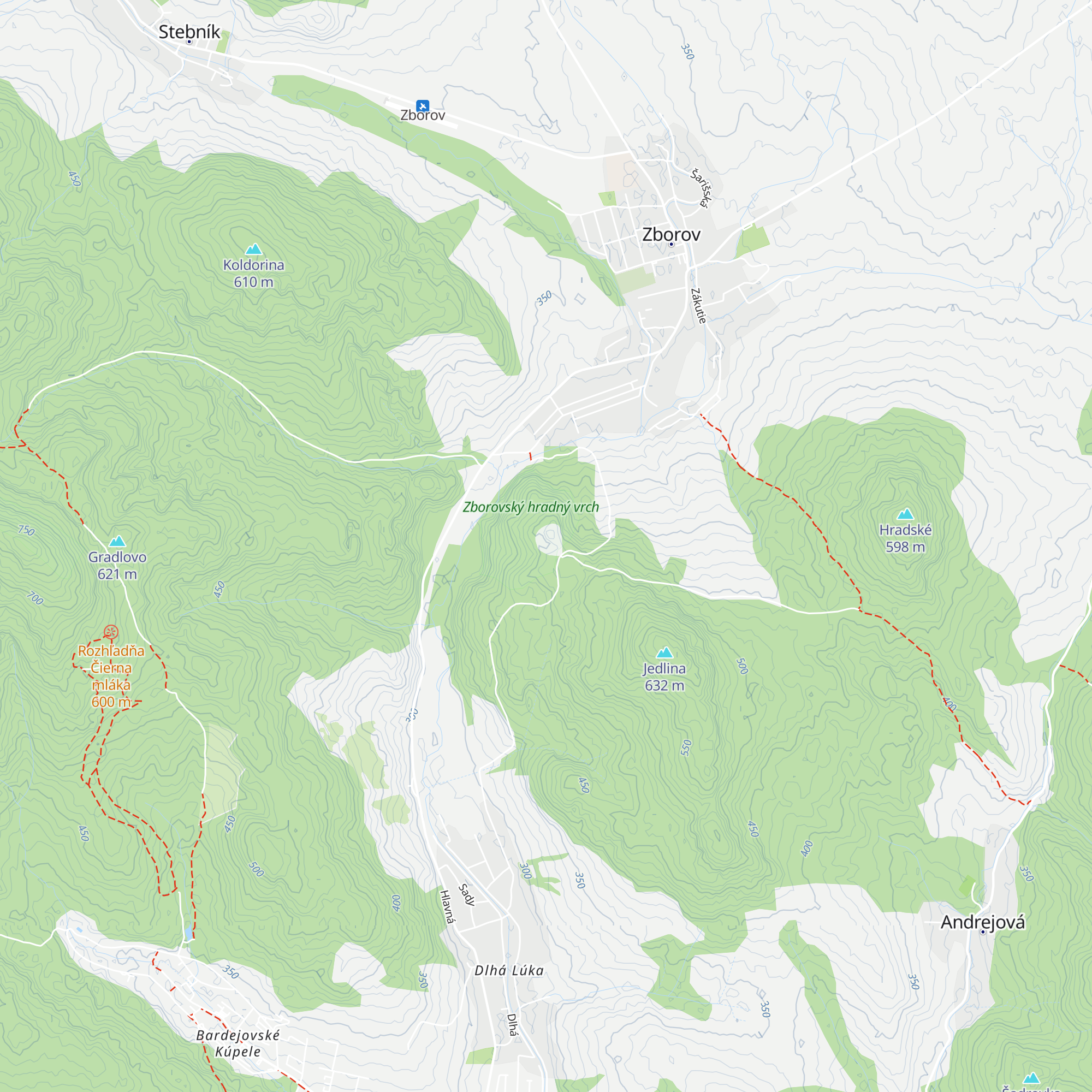 Vonkajšia juhozápadná bašta map