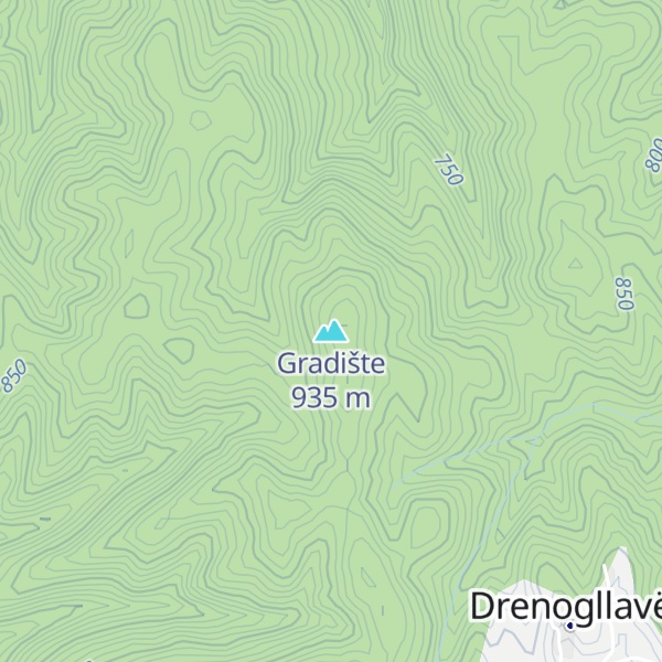 Map of Gradište