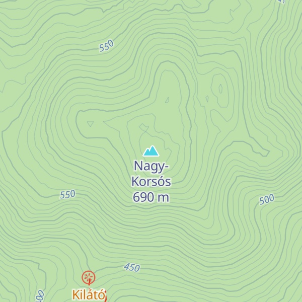 Map of Nagy-Korsós