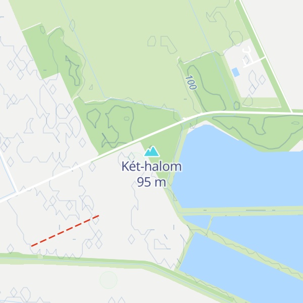 Map of Két-halom