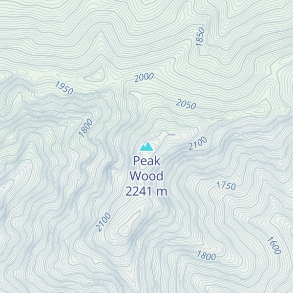 Map of Peak Wood