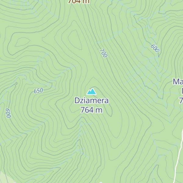 Map of Dziamera