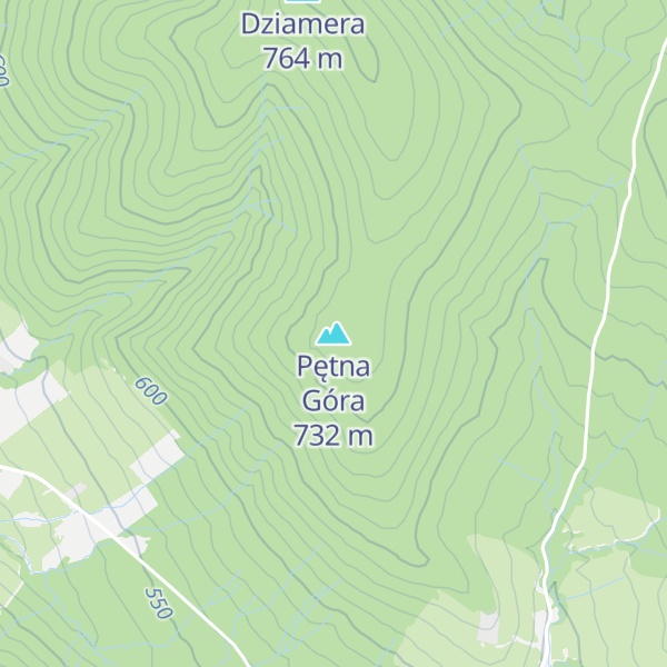 Map of Pętna Góra