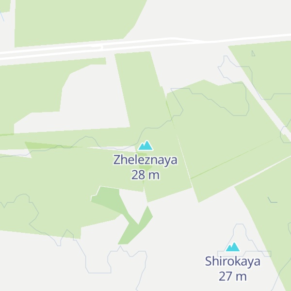 Map of Zheleznaya