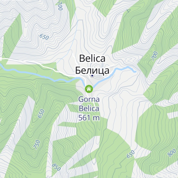 Map of Gorna Belica