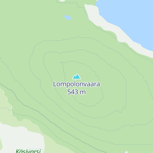 Map of Lompolonvaara