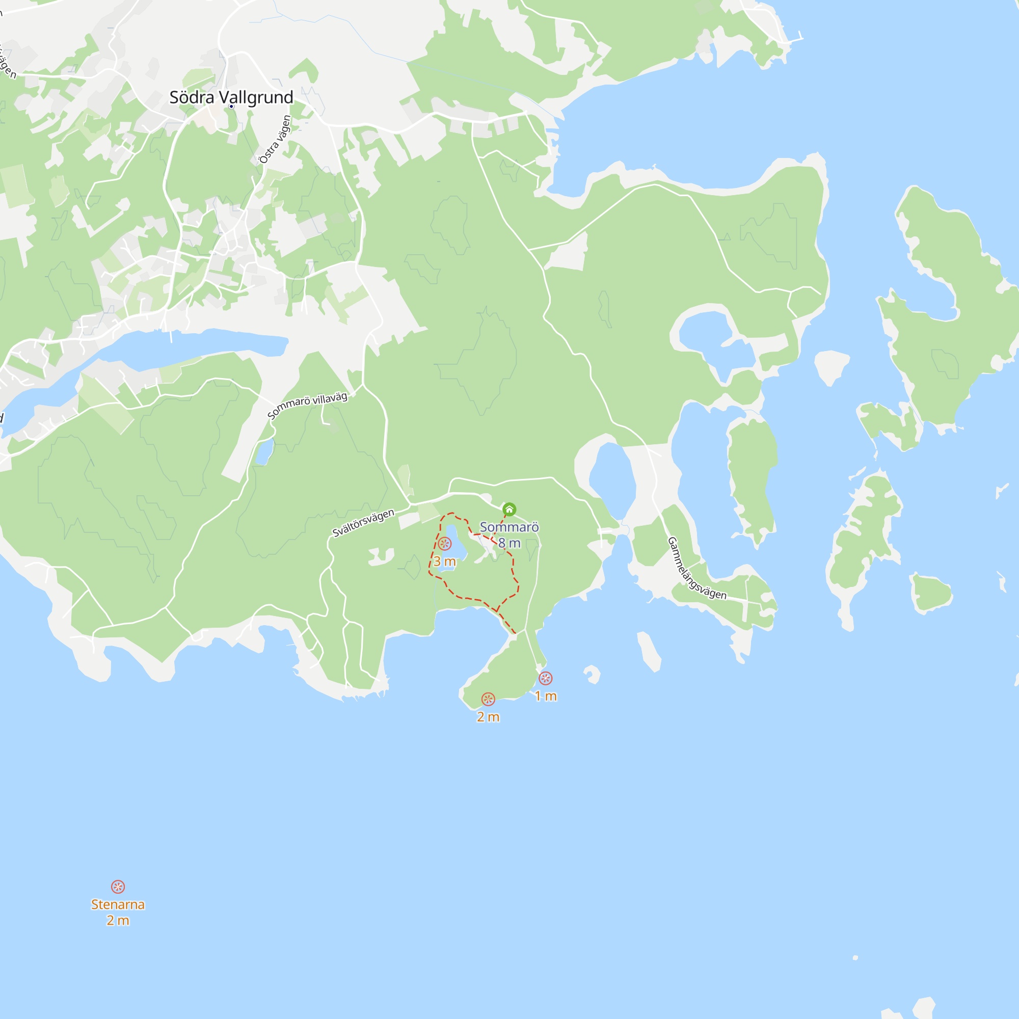 Sommarö map