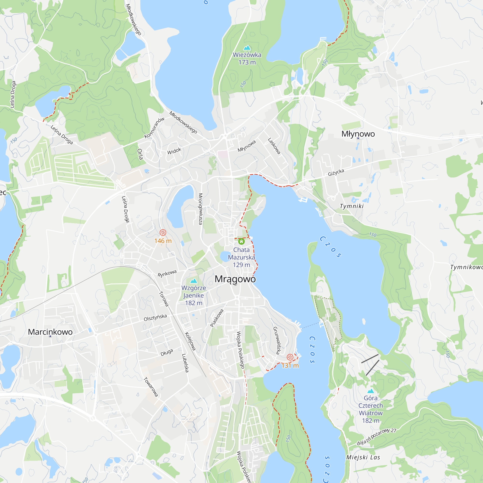 Chata Mazurska map