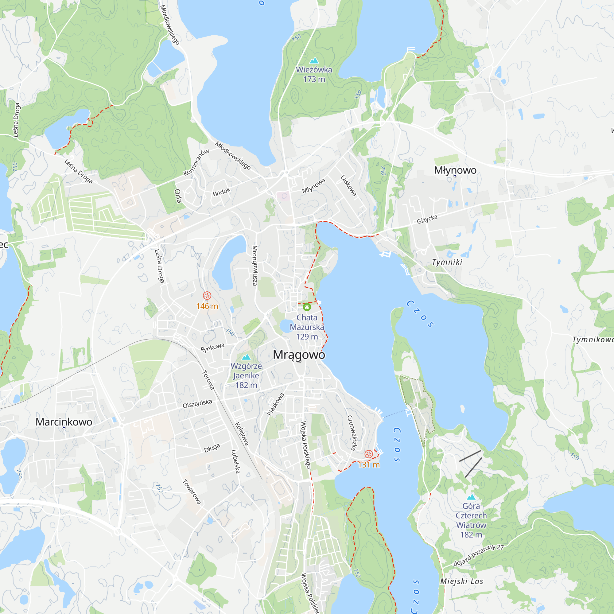 Chata Mazurska map