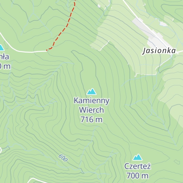 Map of Kamienny Wierch
