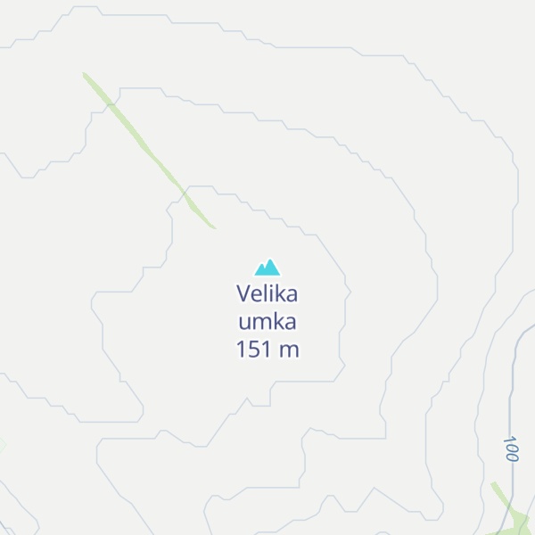 Map of Velika umka