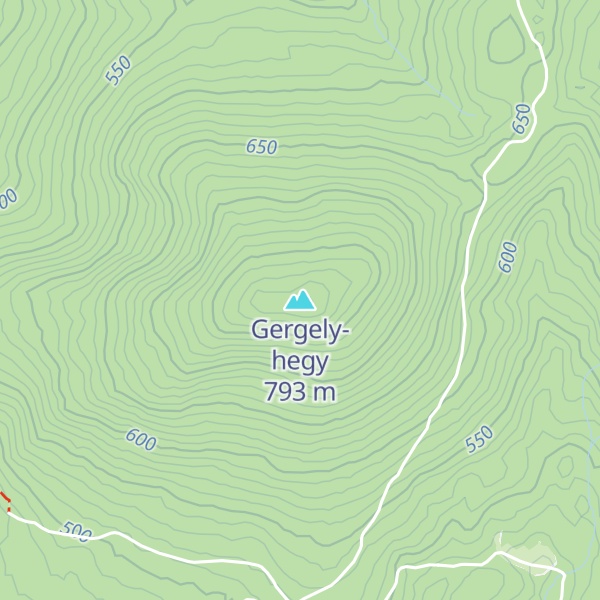 Map of Gergely-hegy