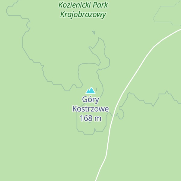 Map of Góry Kostrzowe