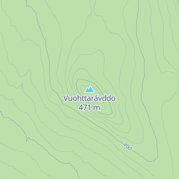 Map of Vuohttarávddo