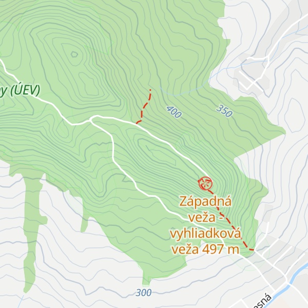 Map of Dubník