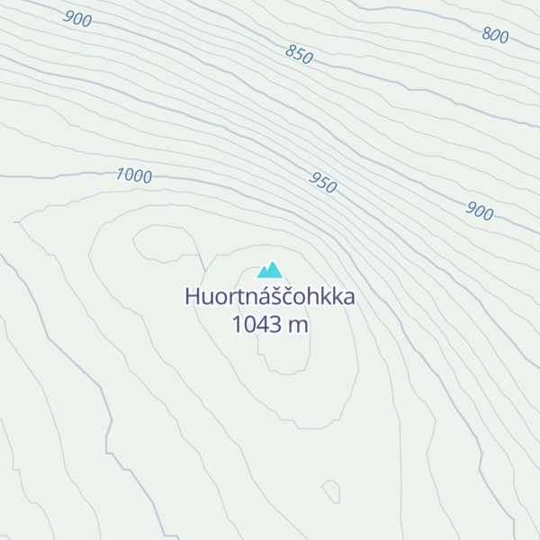 Map of Huortnáščohkka