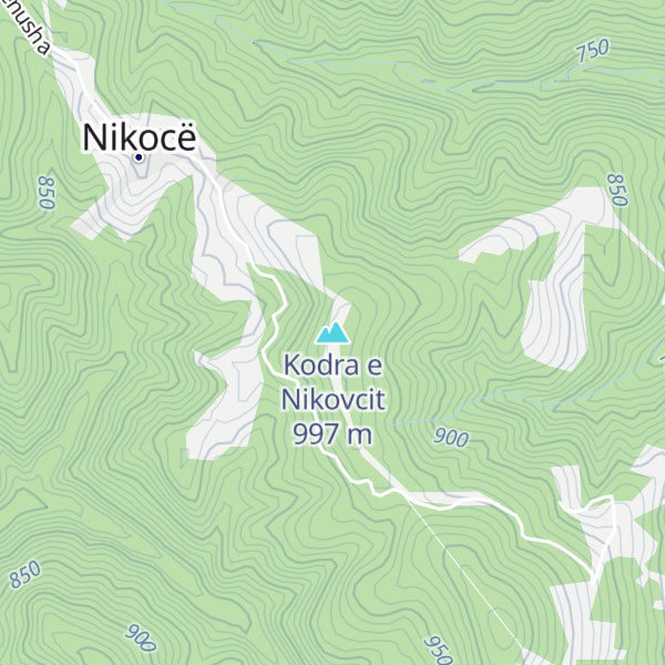 Map of Kodra e Nikovcit