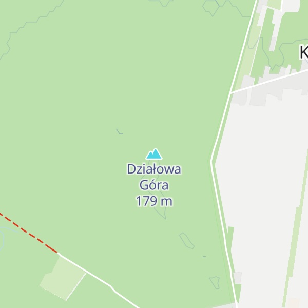 Map of Działowa Góra