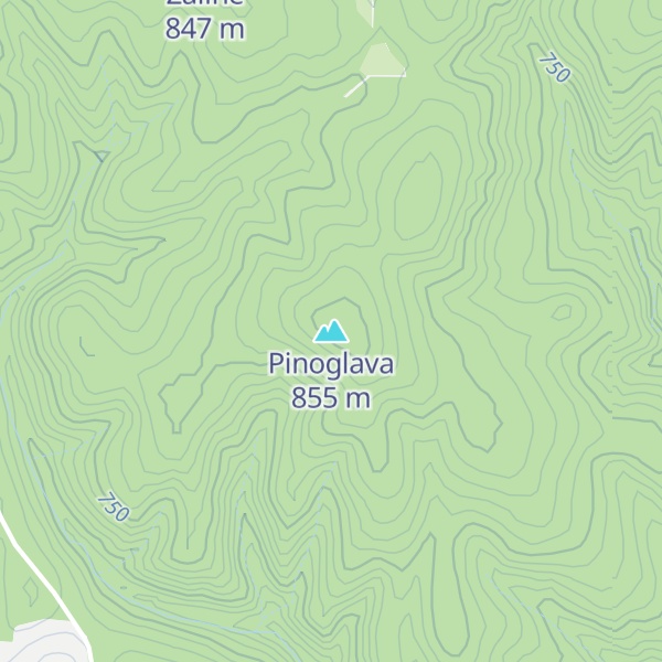Map of Pinoglava
